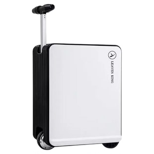 3C认证电动行李箱20寸骑行智能旅行可登机坐人拉杆箱代步载人老人