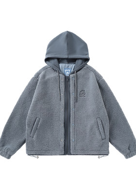 LAMLICKA美式羊羔绒情侣棉服