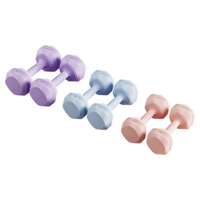 佑美哑铃女士健身家用器材包胶男士小哑铃儿童瑜伽女壶铃式练臂肌