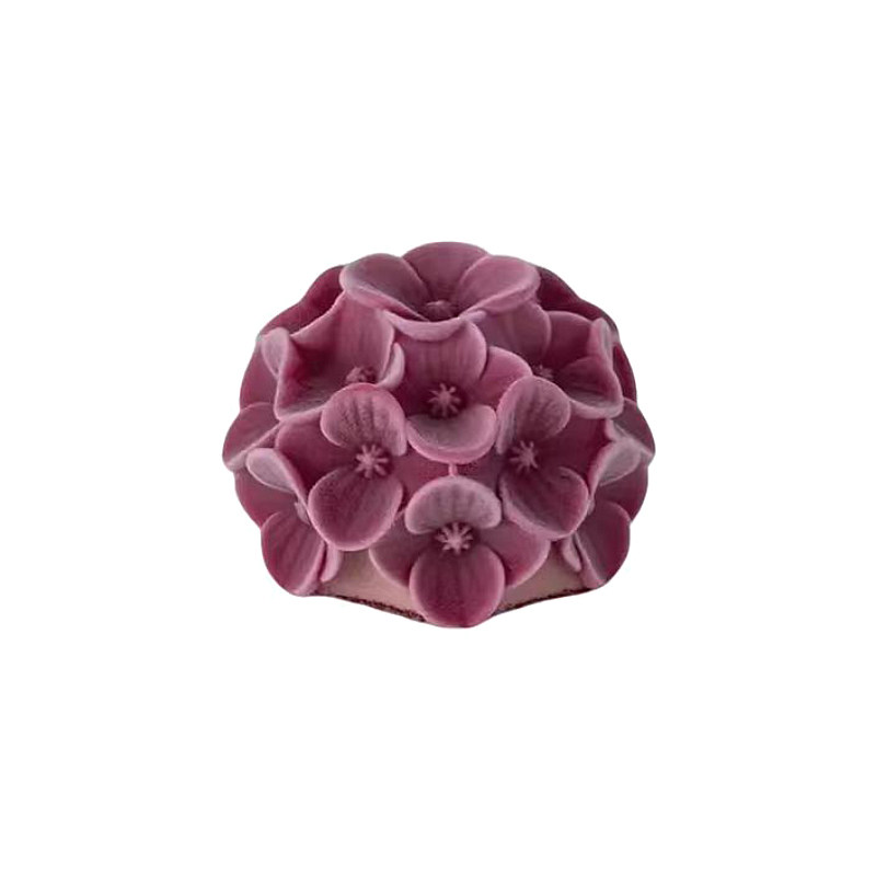 立体绣球花硅胶模具食品级