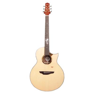 楚门云杉木单板民谣吉他海豚物语