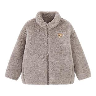 【泰迪熊IP联名】迷你巴拉儿童双面绒家居外套男女童可外出衣服