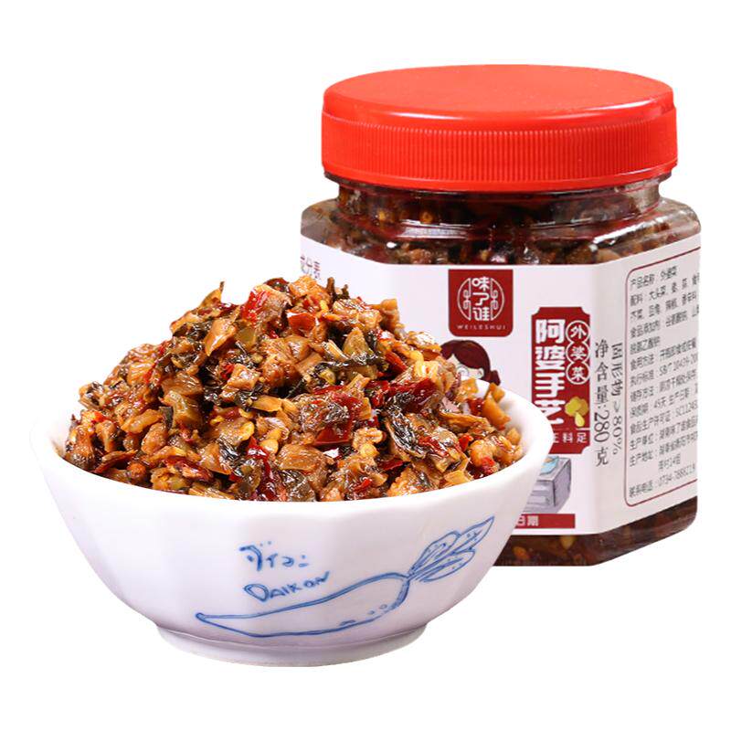 香辣萝卜开胃拌饭酱湘西外婆菜