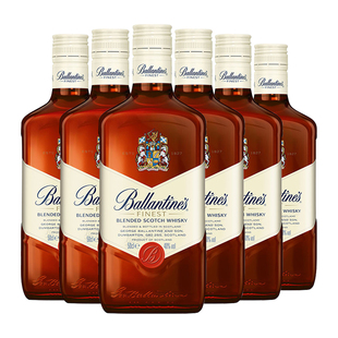 百龄坛 特醇苏格兰调和型威士忌500mL六支洋酒保乐力加出品