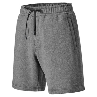 男法式毛圈刺绣基础运动短裤