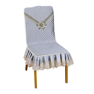 饭店椅子套罩全包酒店会议室通用凳子套加厚棋牌室高级感餐座椅套