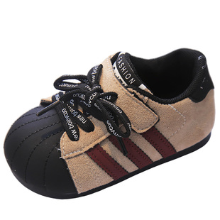 2026春秋季新款儿童宝宝鞋男童女童软底魔术贴运动鞋中小童德训鞋