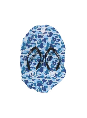 BAPE迷彩图案沙滩人字拖鞋