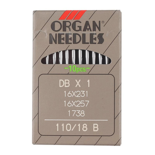 正品风琴进口平车机针DBX1小头细柄杰克电脑电动平车缝纫机机针