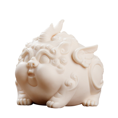 国潮吉祥物吞金兽陶瓷貔貅摆件