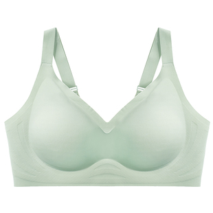 美思果冻条内衣女无痕夏季薄款无钢圈文胸软支撑防下垂收副乳胸罩