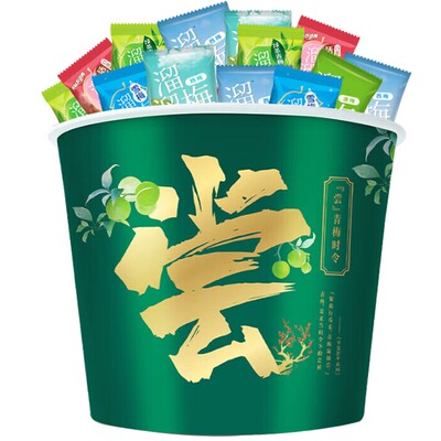 溜溜梅青梅好味到全家桶600g