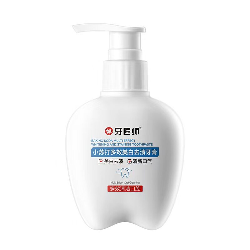 牙匠师小苏打草本美白去渍牙膏