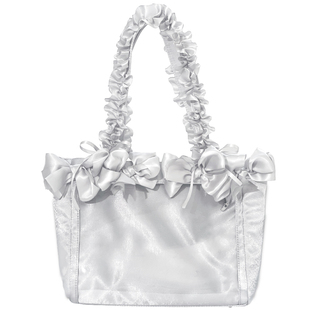 浮游猫 原创蔷薇花序 斜挎丝带痛包 Lolita漫展二次元日常大容量