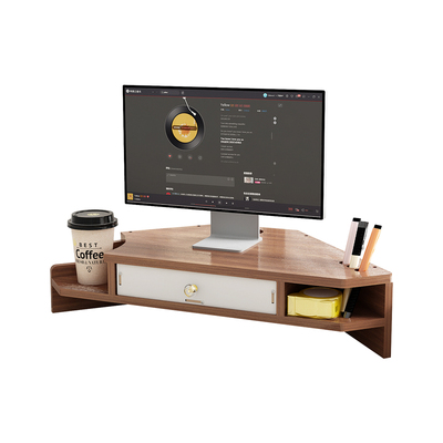 转角显示器增高架桌面收纳盒