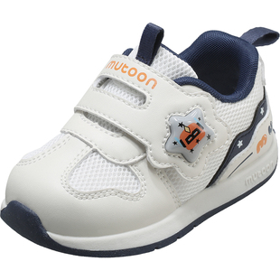 牧童婴儿鞋子2026春季新款软底步前鞋女宝宝鞋子男童闪灯鞋机能鞋