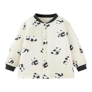 【夹棉】迷你巴拉巴儿童纯棉家居上衣男女童宝宝亲肤卡通外套秋冬