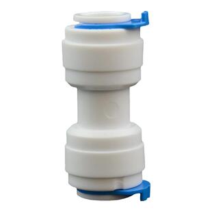 世通管件家用净水器配件PE管快速接头2分3分变径快接直通隔板接头