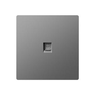 86型千兆网络插座面板六类网线插座6类双网口光纤电脑插座网线口