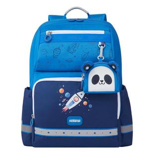美旅放心书包减负超轻一二三年级小学生男小熊猫儿童背包女生NG3