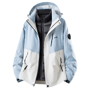 贵人鸟三合一冲锋外套男款春秋季新款男装男士外套男生春装夹克女