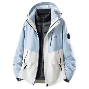 贵人鸟三合一冲锋外套男款秋冬季加厚棉服男士外套男生冬装夹克女