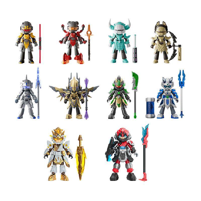 【下拉领优惠】布鲁可积木人英雄无限诸葛亮关羽孙悟空积木玩具