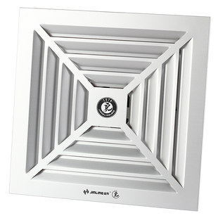 金羚排气扇集成吊顶铝扣板静音超薄300x300厨房家用抽风机换气扇