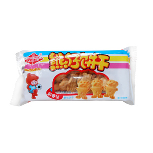 河南特产江顺熊仔饼干50g酥性儿童休闲零食80后回忆怀旧小吃食品