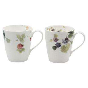 日本进口Narumi Lucy's Garden鸣海骨瓷马克杯水杯情侣对杯礼盒装