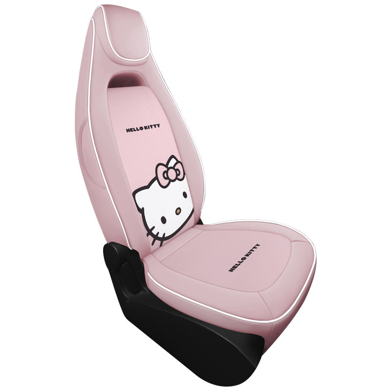五菱宏光mini好猫熊猫黑猫白猫糯玉米全包专用座套hellokitty夏季