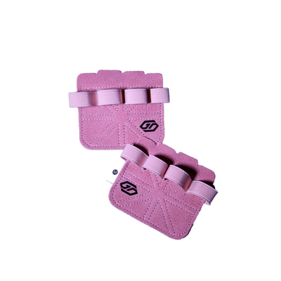 四指牛皮护掌健身手套助力带护腕