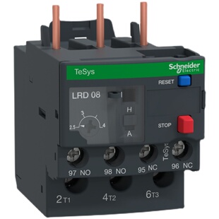 LRD21C原装施耐德热过载保护继电器LRD22C 12-18A 16-24A配用LC1D