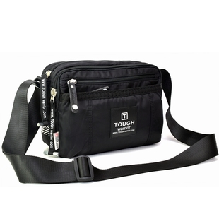 tough男包多层耐用单肩包防水尼龙包IPAD包商务休闲包户外斜挎包