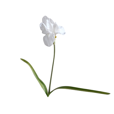 轻奢白色仿真花高级感客厅插花