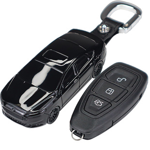 适用于福特福克斯钥匙套车模型翼虎嘉年华翼搏蒙迪汽车钥匙包壳扣