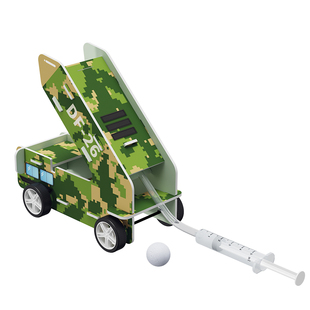 空气炮手工diy材料包 加农炮科技小制作学生科学实验教具创客教具