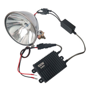 头灯12v疝气灯钓鱼灯超亮探照灯强光货车用24V48伏户外氙气大灯