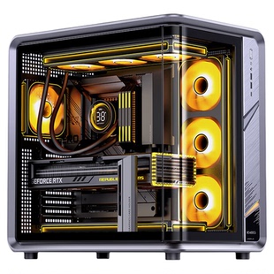 思伯BO400CG ATX曲面海景房机箱(360水冷/5V ARGB灯效/ATX电源位)