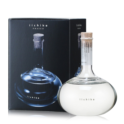 日本烧酒椭瓶麦烧酒亦竹