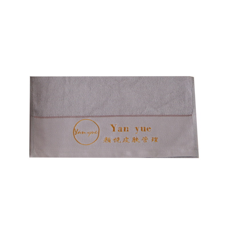美容院专用毛巾定制印logo绣字酒店皮肤管理纯棉包头热敷专业订做