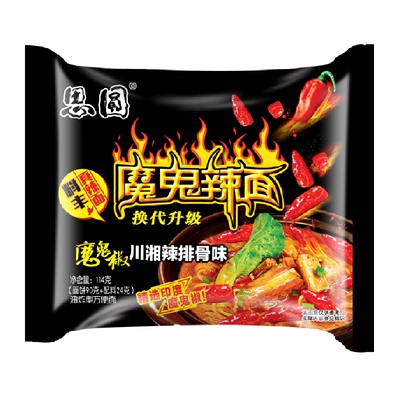 思圆魔鬼辣面方便面