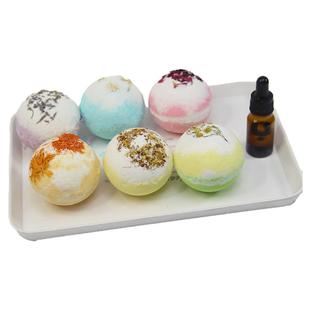 泡泡浴球浴缸洗泡澡儿童干花精油沐浴盐球DIY手工材料包团建套餐