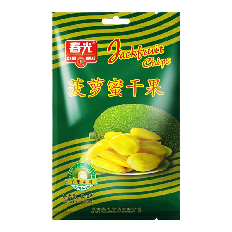 春光果干类菠萝蜜干250g袋装松脆