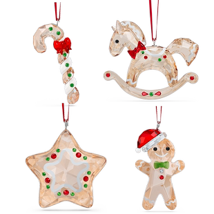 【自营】施华洛世奇姜饼木马车挂件汽车挂饰中秋节礼物送朋友水晶