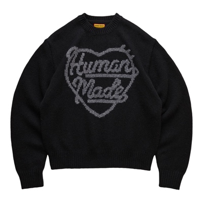 HUMANMADE羊毛混纺复古针织毛衣