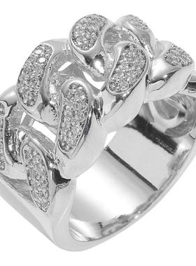 ICEBLING13MM宽古巴戒指