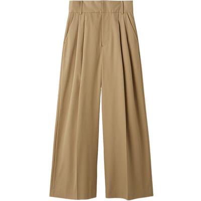 FRAYI.D高腰压褶阔腿休闲裤