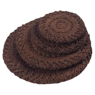 彩集堂手工老棕垫老味编织加厚隔热垫养壶垫禅意杯垫复古茶道零配