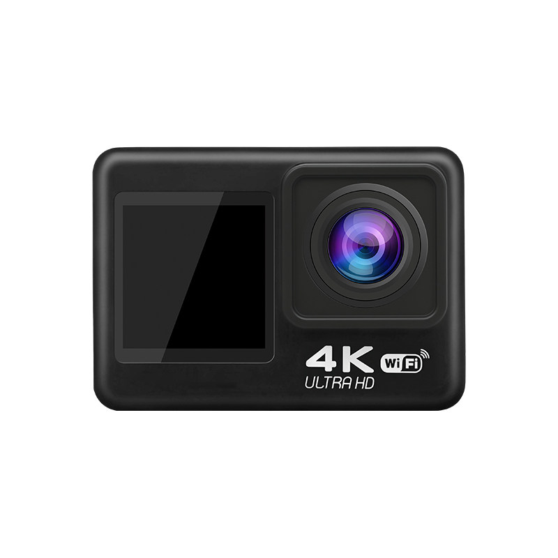 运动相机4K随身拍摄记录仪胸前固定摩托车防抖Vlog摄像机WIFI遥控